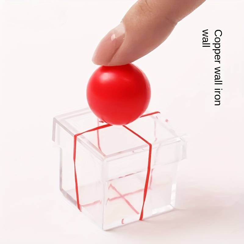 Kugel verschwindet in der Box Zaubertrick