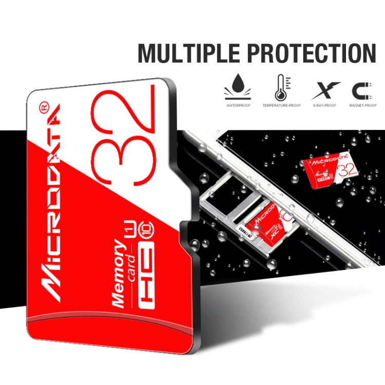 MICRODATA 256 GB Hochgeschwindigkeits-U3-TF-Speicherkarte (Micro SD) in Rot und Weiß