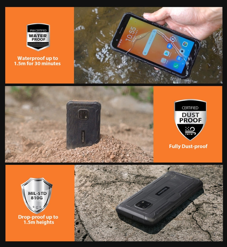 Blackview BV4900 Robustes Telefon, 3GB+32GB (gebraucht )