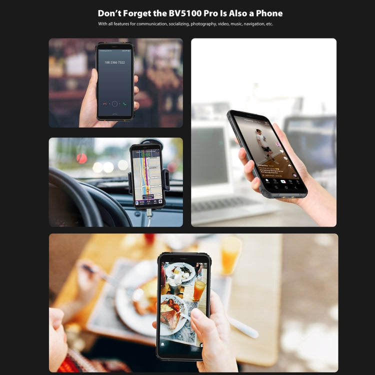 Blackview BV5100 Pro Rugged Phone mit Scannerfunktion, 4GB+128GB