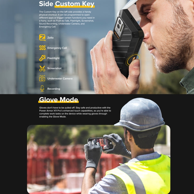 Ulefone Power Armor X11 Pro Robustes Telefon, 4 GB + 64 GB