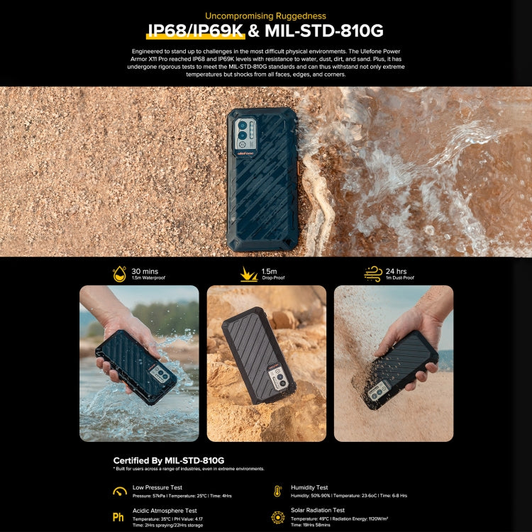 Ulefone Power Armor X11 Pro Robustes Telefon, 4 GB + 64 GB