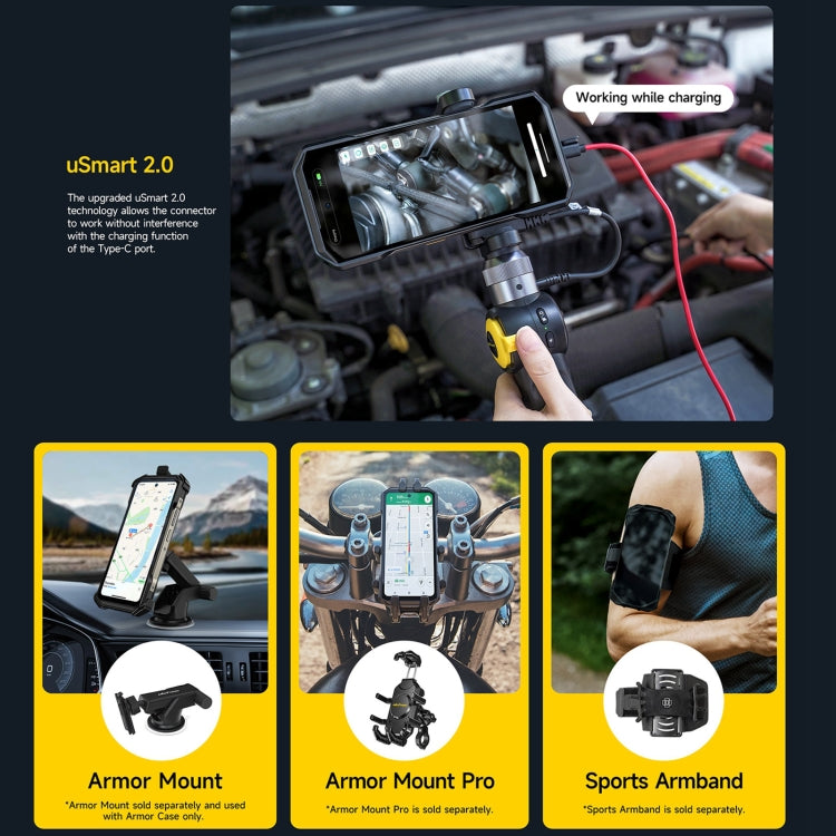 Ulefone Armor 27, 12 GB + 256 GB, Nachtsicht, 10600 mAh