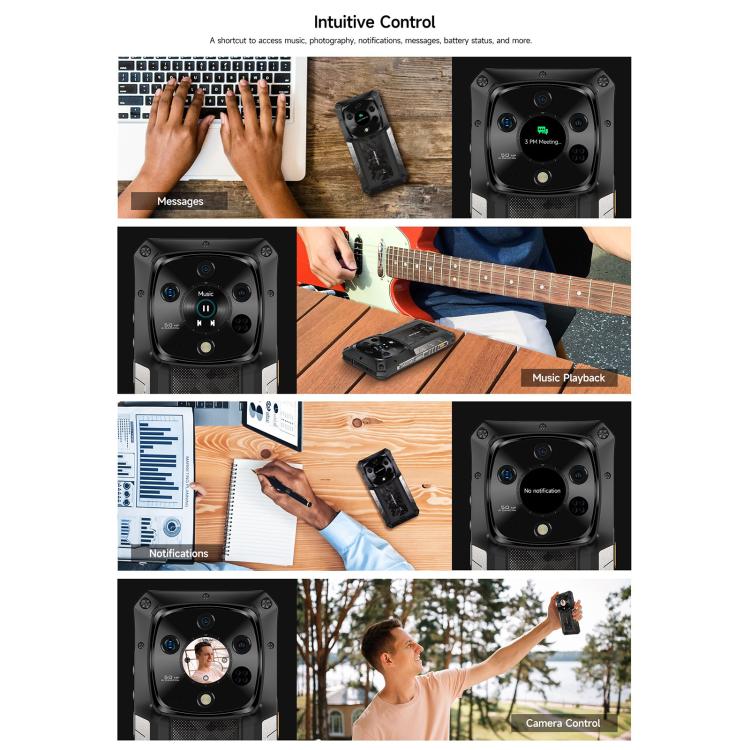 Ulefone Armor 28 Pro Rugged Phone, 16GB+512GB, Night Vision, 10600mAh, Android 15, 5G, NFC