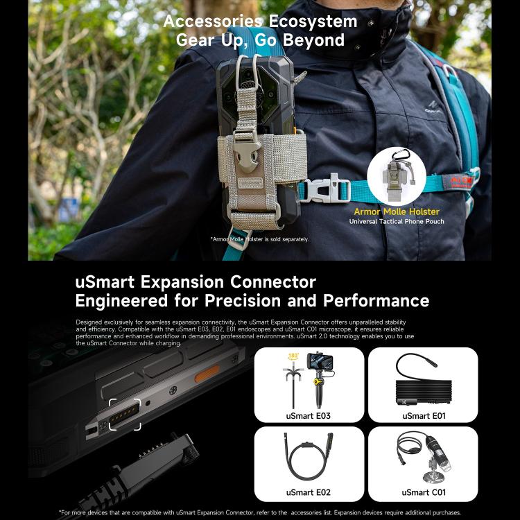 Ulefone Armor 33 Pro 16GB+512GB, Night Vision, 6.95 inch + 3.4 inch Dual Screen