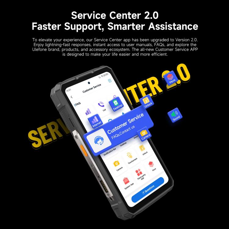 Ulefone Armor 33 Pro 16GB+512GB, Night Vision, 6.95 inch + 3.4 inch Dual Screen