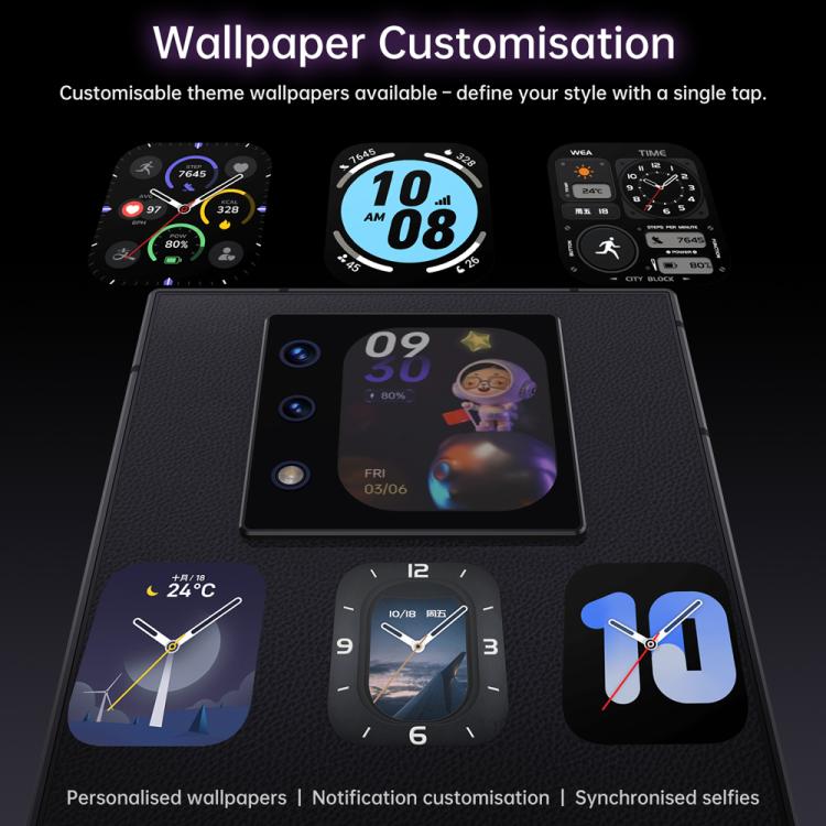 Unihertz Titan 2 QWERTY mit Echter Tastatur, 12GB+512GB, Fingerprint, 4.5" + 2"