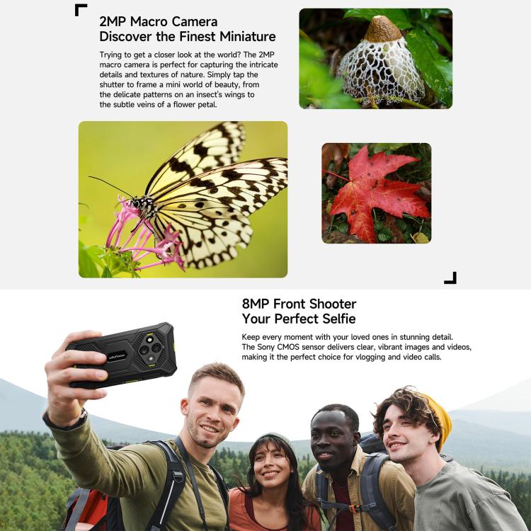 Ulefone RugKing 3 Pro, 8GB+128GB, IP68/IP69K, 6.56" Android 15 Unisoc T7250 Octa Core