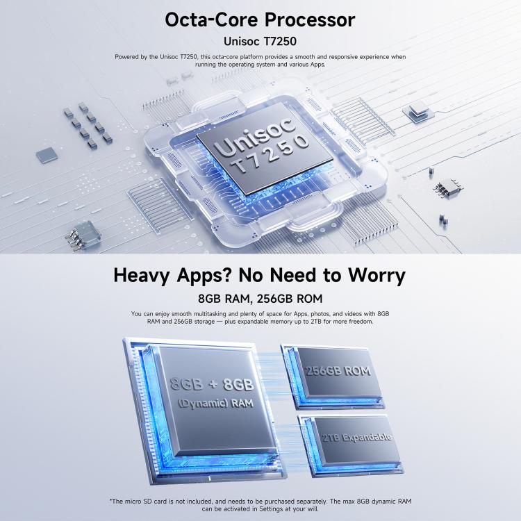 Ulefone RugKing 4 Pro, 8GB+256GB, IP68/IP69K, 6.56" Android 15 Unisoc T7250 Octa Core