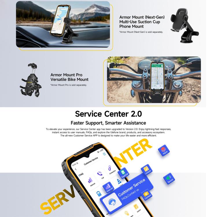 Ulefone RugKing 4 Pro, 8GB+256GB, IP68/IP69K, 6.56" Android 15 Unisoc T7250 Octa Core