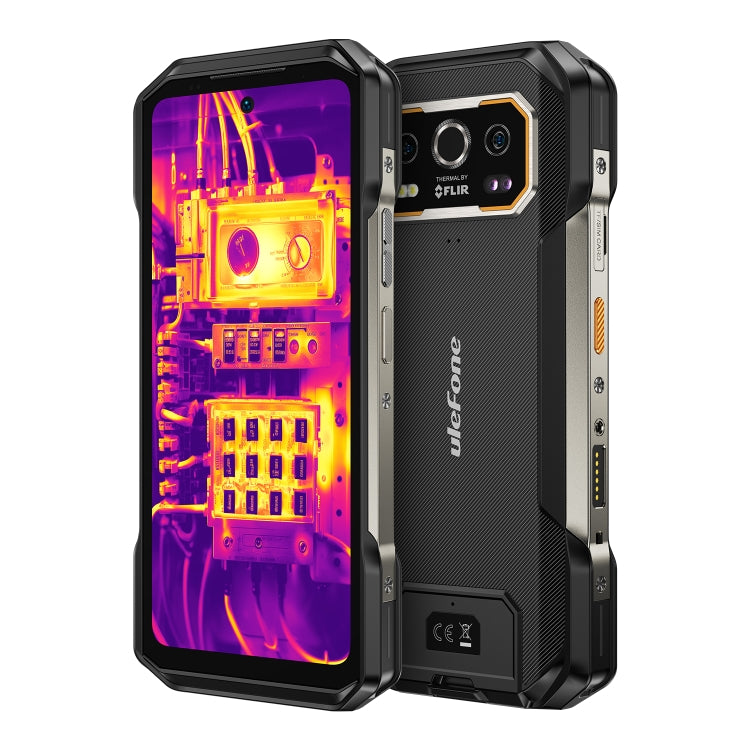 Robustes Ulefone Armor 27T Pro-Telefon, Wärmebildgebung, 12 GB + 256 GB, Nachtsicht, 10600 mAh, 6,78 Zoll Android 14 MediaTek Dimensity 6300 Octa Core, Netzwerk: 5G, NFC