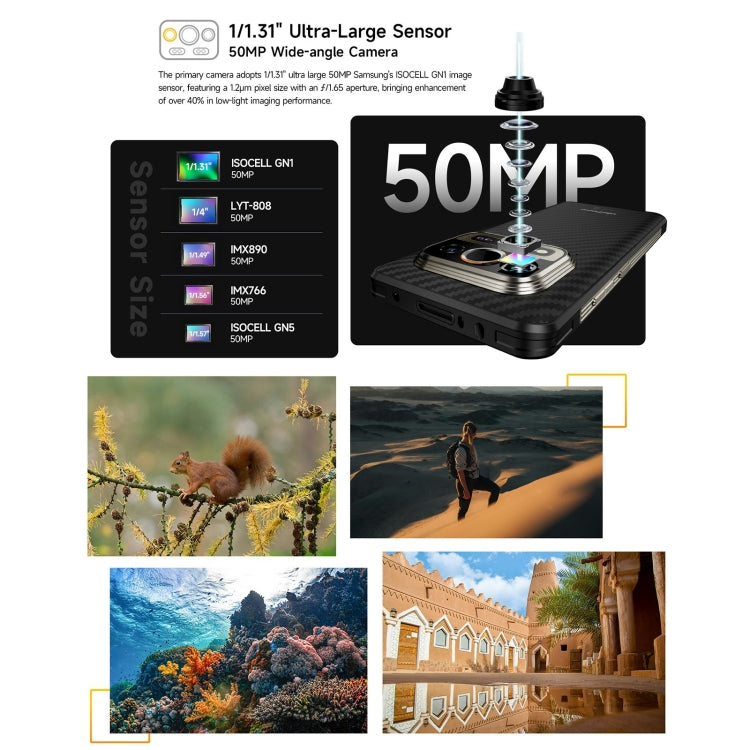 Robustes Ulefone Armor 25T-Telefon, 6 GB + 256 GB, Wärmebildgebung, 6,78 Zoll Android 14 MediaTek Helio G99 Octa Core, Netzwerk: 4G, NFC, OTG