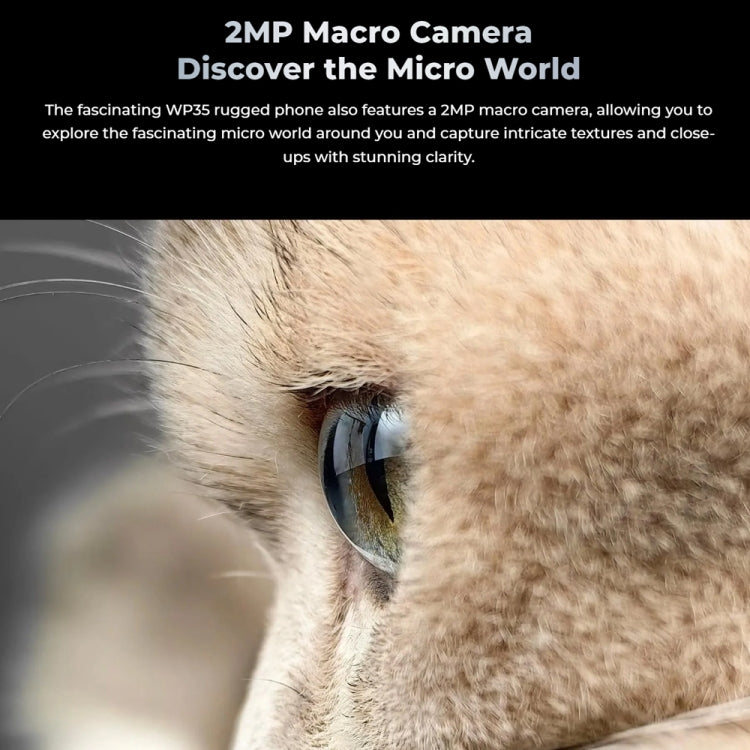 Oukitel WP35 5G Robustes Telefon, 8 GB + 256 GB, IP68/IP69K-Fingerabdruckerkennung, 11000 mAh, 6,6 Zoll MediaTek Dimensity 6100+ Octa Core, NFC, OTG, Netzwerk: 5G