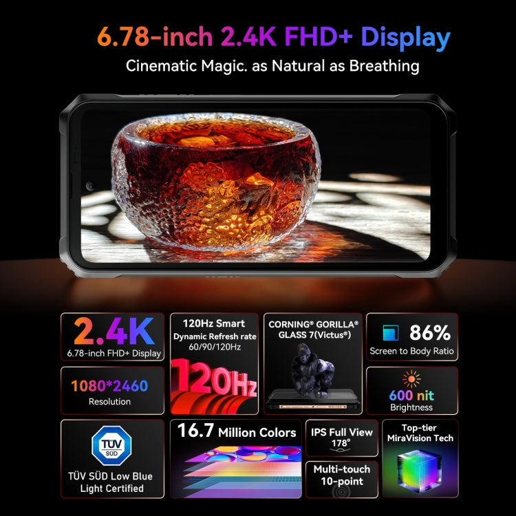 Blackview BL9000 Pro 5G, Wärmebildkamera, 12GB+512GB, IP68/IP69K/MIL-STD-810H, 6,78 Zoll Android 14 MediaTek Dimensity 8020 Octa Core, Netzwerk: 5G, NFC, OTG