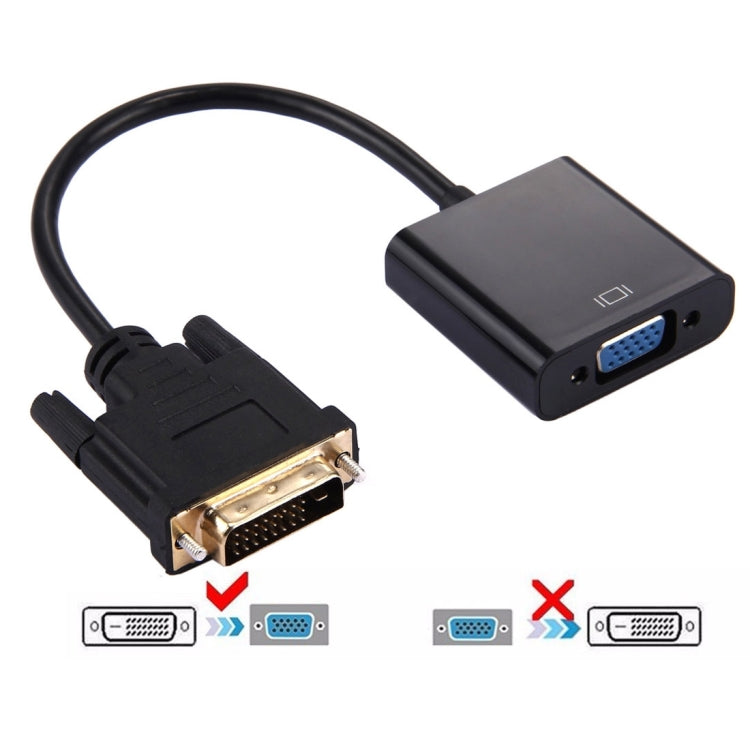 DVI-D 24 + 1 Pin Man zu VGA 15 Pin HDTV Adapter Konverter