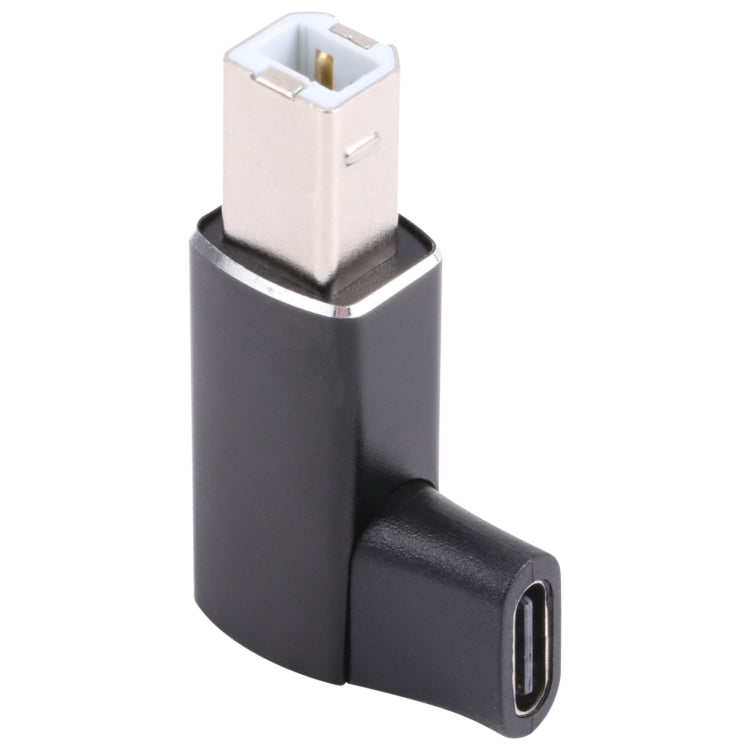 USB-C Buchse Winkel auf USB 2.0 B MIDI Adapter für Instrumente/Drucker/Scanner