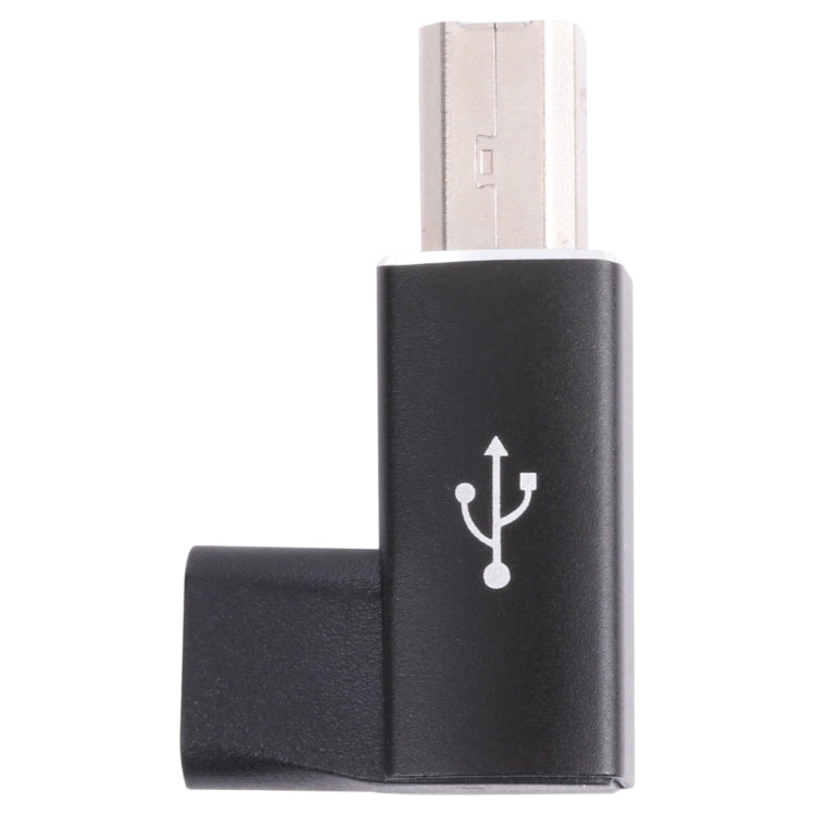 USB-C Buchse Winkel auf USB 2.0 B MIDI Adapter für Instrumente/Drucker/Scanner