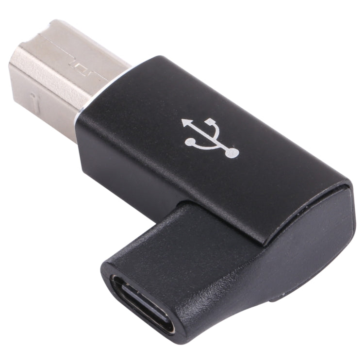 USB-C Buchse Winkel auf USB 2.0 B MIDI Adapter für Instrumente/Drucker/Scanner