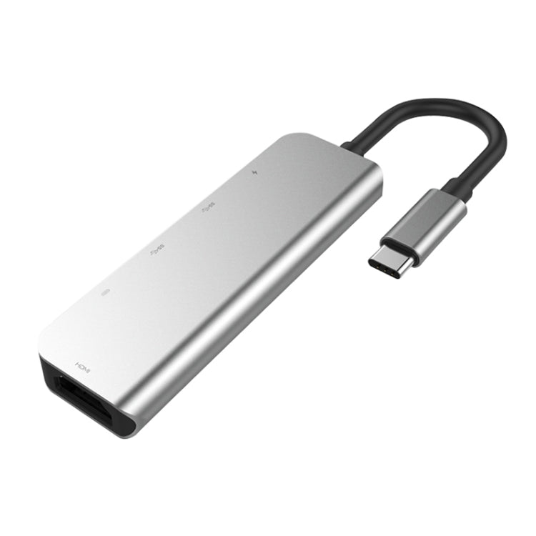 5 in 1 HDMI + USB x 2 + PD x 2 auf USB-C / Typ-C HUB-Adapter