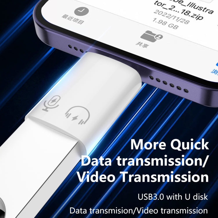8-Pin-zu-USB-3.0-OTG-Adapter / Typ-C-OTG-Adapter