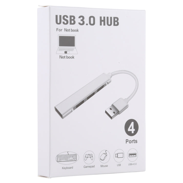 USB 3.0 + 3 x USB 2.0 auf USB 3.0 HUB-Adapter aus Alu