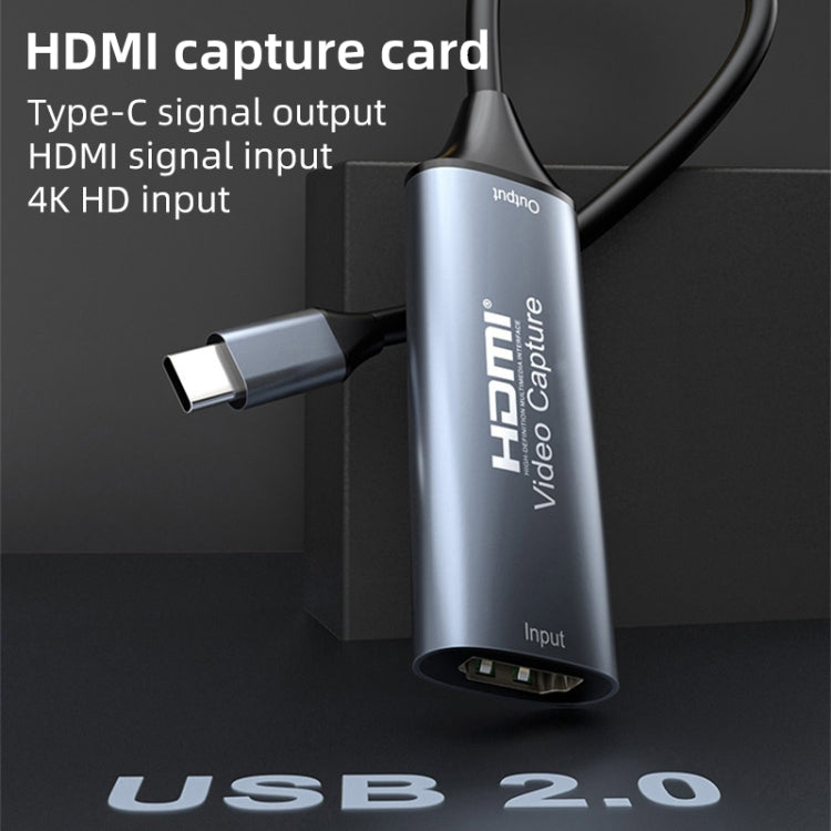 4K 30Hz HDMI auf USB-C / Type-C HD-Videoadapter mit Kabel
