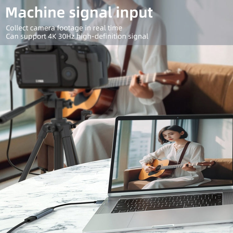 4K 30Hz HDMI auf USB-C / Type-C HD-Videoadapter mit Kabel