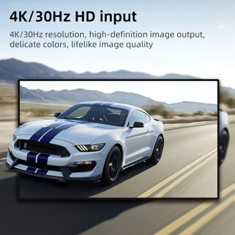 4K 30Hz HDMI auf USB-C / Type-C HD-Videoadapter mit Kabel