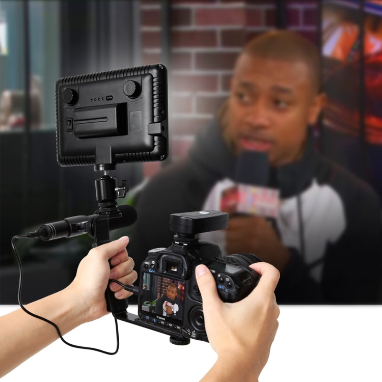 PULUZ Professional Interview Kondensator Video Shotgun Mikrofon mit 3,5 mm Audiokabel