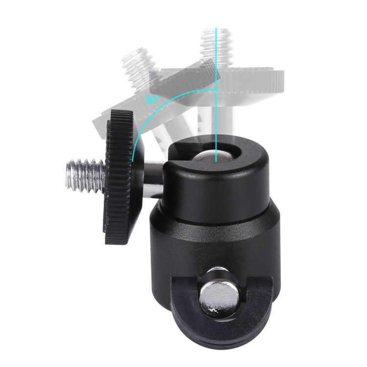 PULUZ 1/4 Zoll Schraube Metall Stativ Kugelkopf Adapter mit Schloss