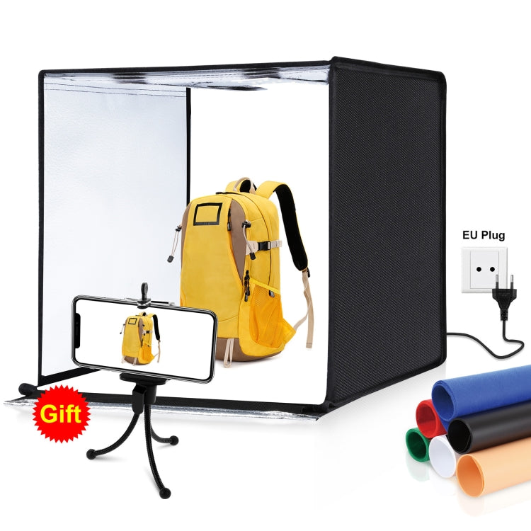 Puluz Fotostudio Tragbar 60x60x60cm Licht Zelt LED 5500k Weißes Licht Dimmbar