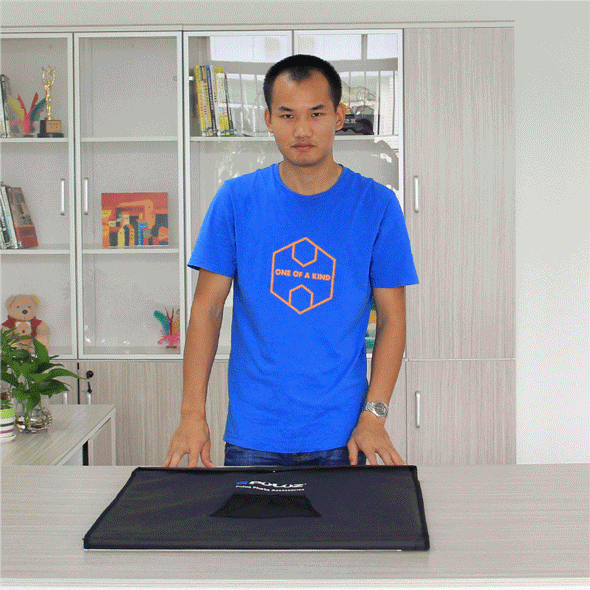 Puluz Fotostudio Tragbar 60x60x60cm Licht Zelt LED 5500k Weißes Licht Dimmbar