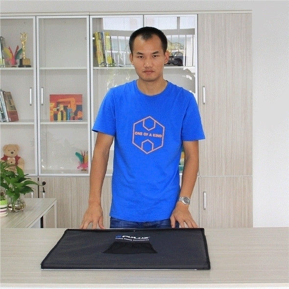 Puluz Fotostudio Tragbar 60x60x60cm Licht Zelt LED 5500k Weißes Licht Dimmbar