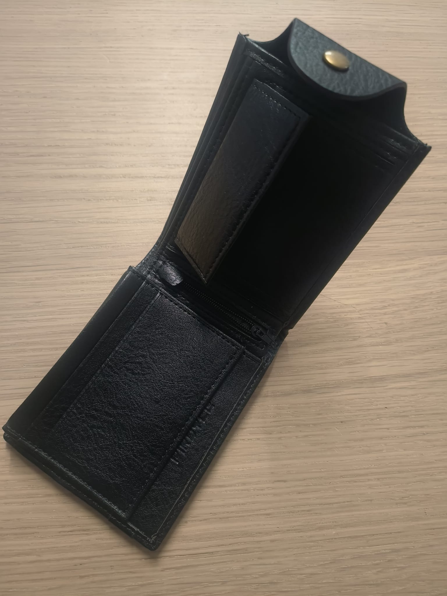 Portemonnaie Piroyce Rindsleder Schwarz