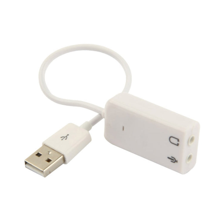 7.1-Kanal-USB-Soundadapter (weiß)