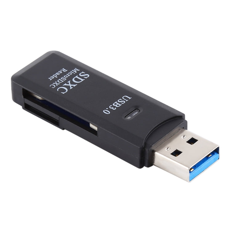 2-in-1-USB 3.0-Kartenleser, Super Speed 5 Gbits, für SD-Karte / TF-Karte
