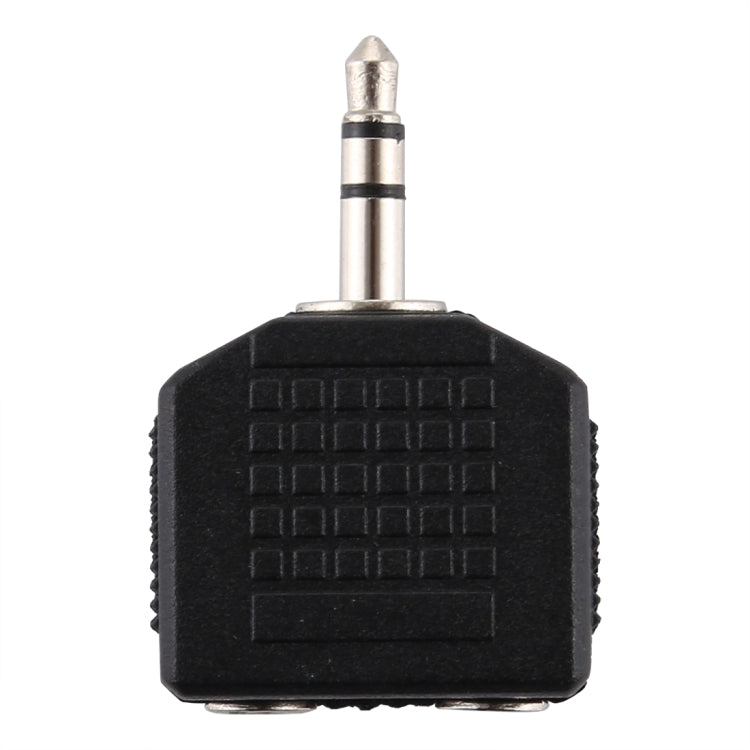 3,5 mm Stereo-Buchse Kopfhörer-Splitter-Adapter (schwarz)