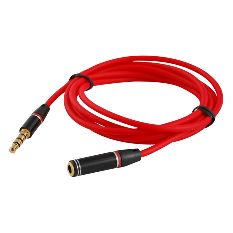 Aux -Audiokabel 3,5mm 1.2 für Kopfhörer & MP3 Player Rot