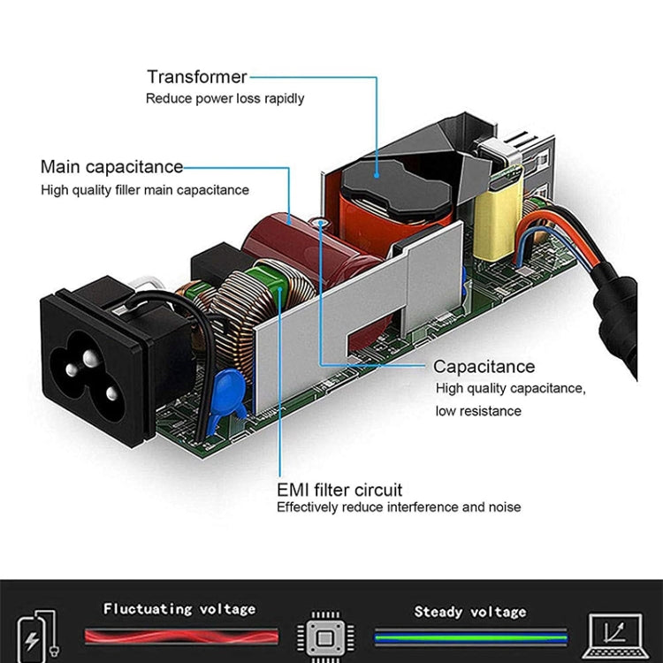 AD-6019 19 V 3,16 A AC-Adapter für Samsung Laptop, Ausgangsspitzen: 5,5 mm x 3,0 mm