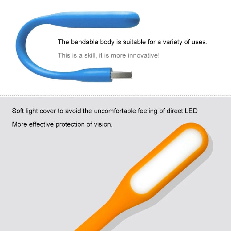 Tragbares Mini USB 6 LED-Licht, Leselicht, für PC / Laptops / Power Bank, flexibler Arm