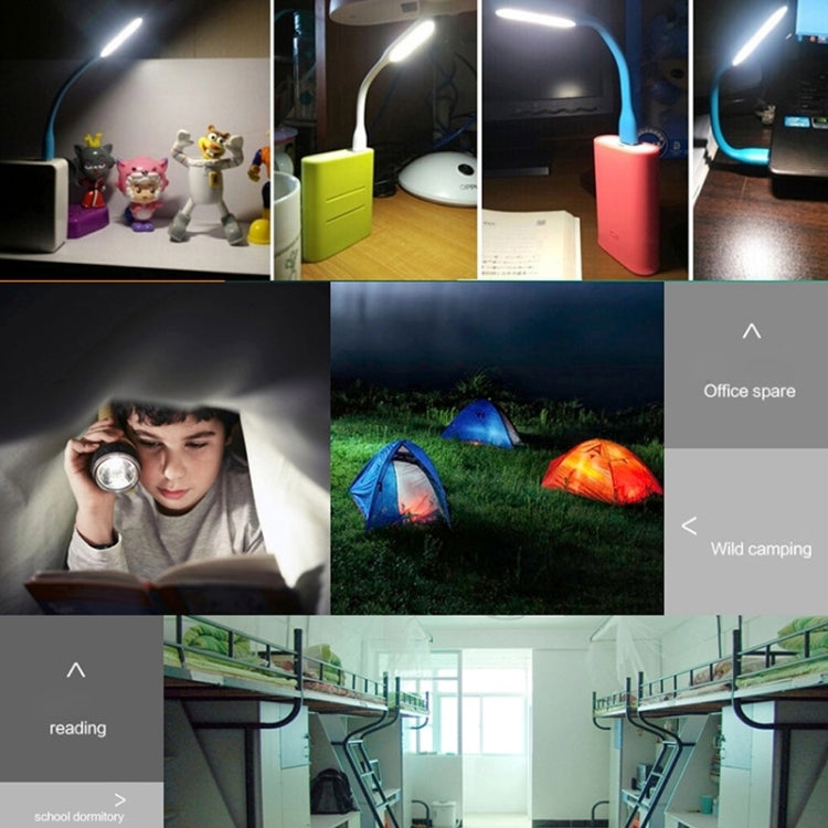 Tragbares Mini USB 6 LED-Licht, Leselicht, für PC / Laptops / Power Bank, flexibler Arm