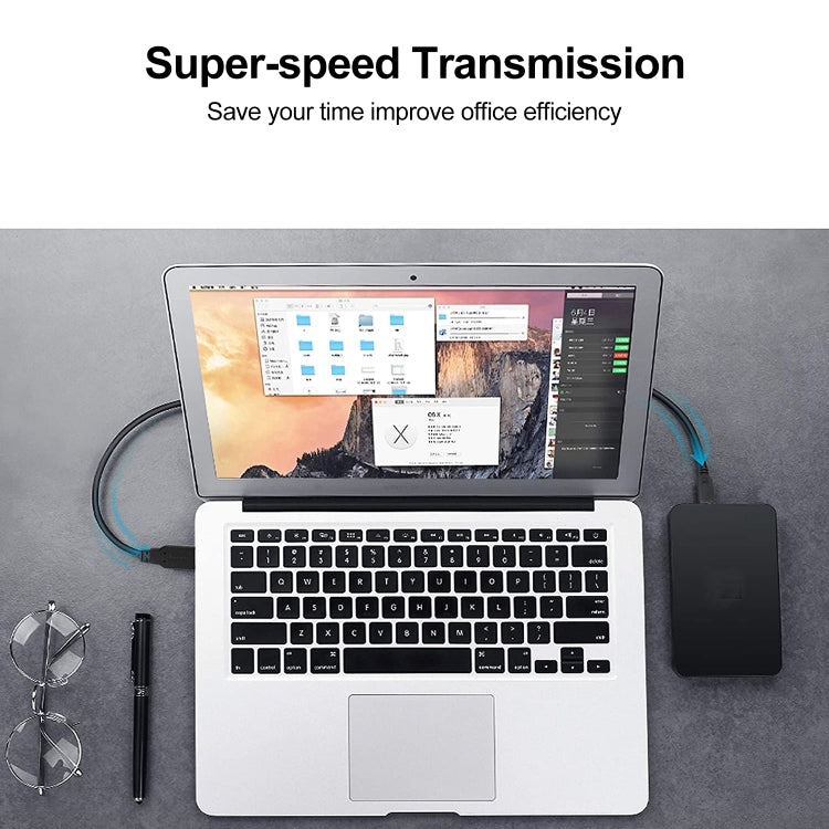 USB 2.0 AM zu Mini 5-poligem USB-Kabel, Länge: 1,5 m (schwarz)