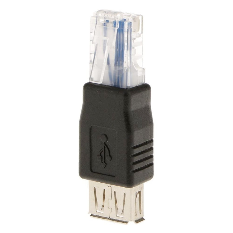 RJ45-Stecker auf USB-AF-Adapter
