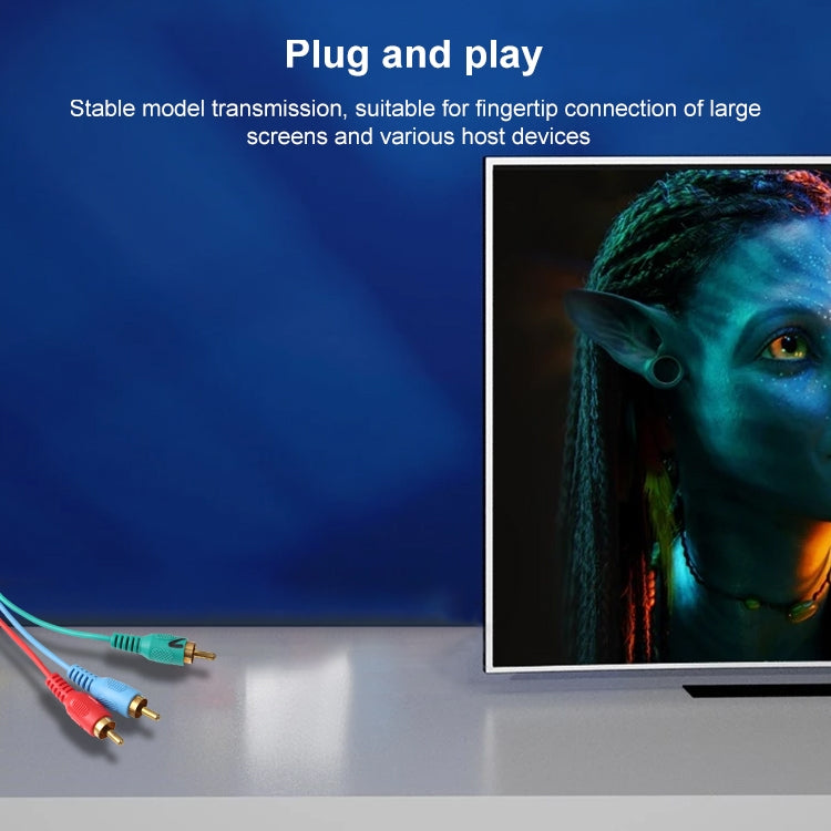 1,5 m VGA-RGB-Kabel (schwarz) Ideal für Beamer/TV