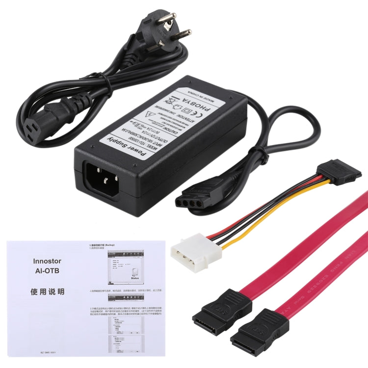Externer Festplattenadapter für USB 3.0 zu IDE / SATA-Festplatte (schwarz)