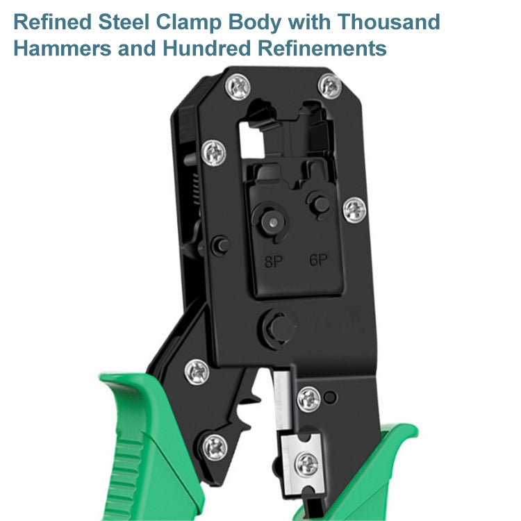8P8C Griff-Netzwerk-Crimperzangen-Werkzeug (grün)