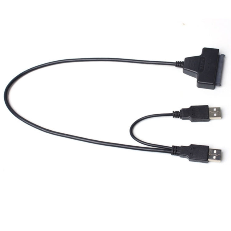 Doppelter USB 2.0 zu SATA-Festplattenadapter für 2,5-Zoll-SATA-Festplatte / SSD