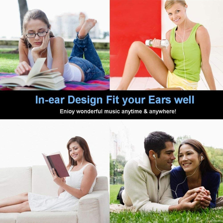 8-polige Schnittstelle Stereo-Musik-Kopfhörer (weiß)