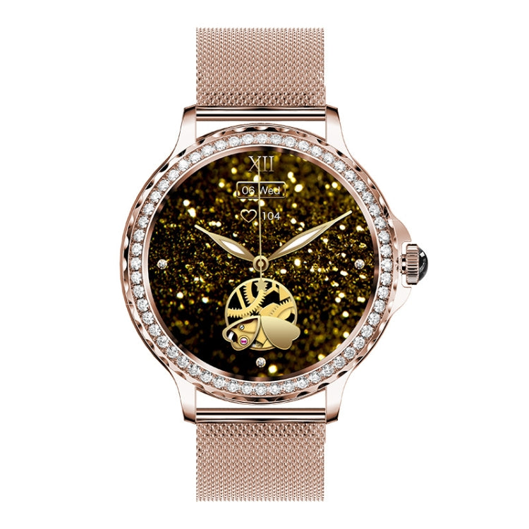 NX19 1,3 Zoll IP68 wasserdichte Farbbildschirm-Smartwatch, unterstützt Herzfrequenz-/Blutdruck-/Blutsauerstoffüberwachung