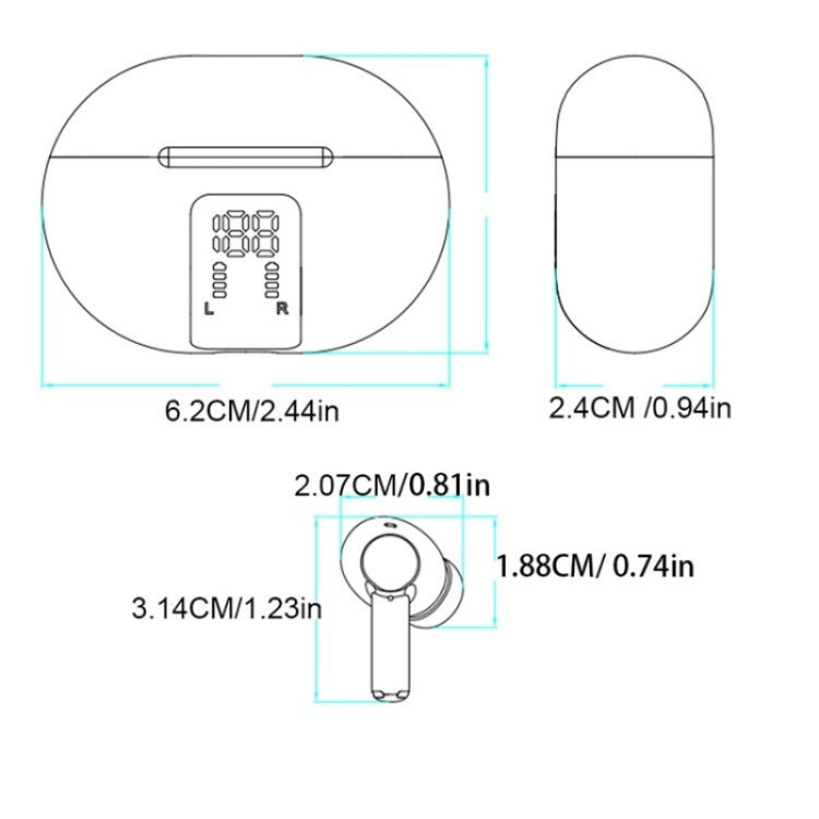 M10 Wireless Bluetooth Smart Voice Translator Headset - Sprachen Übersetzungskopfhörer